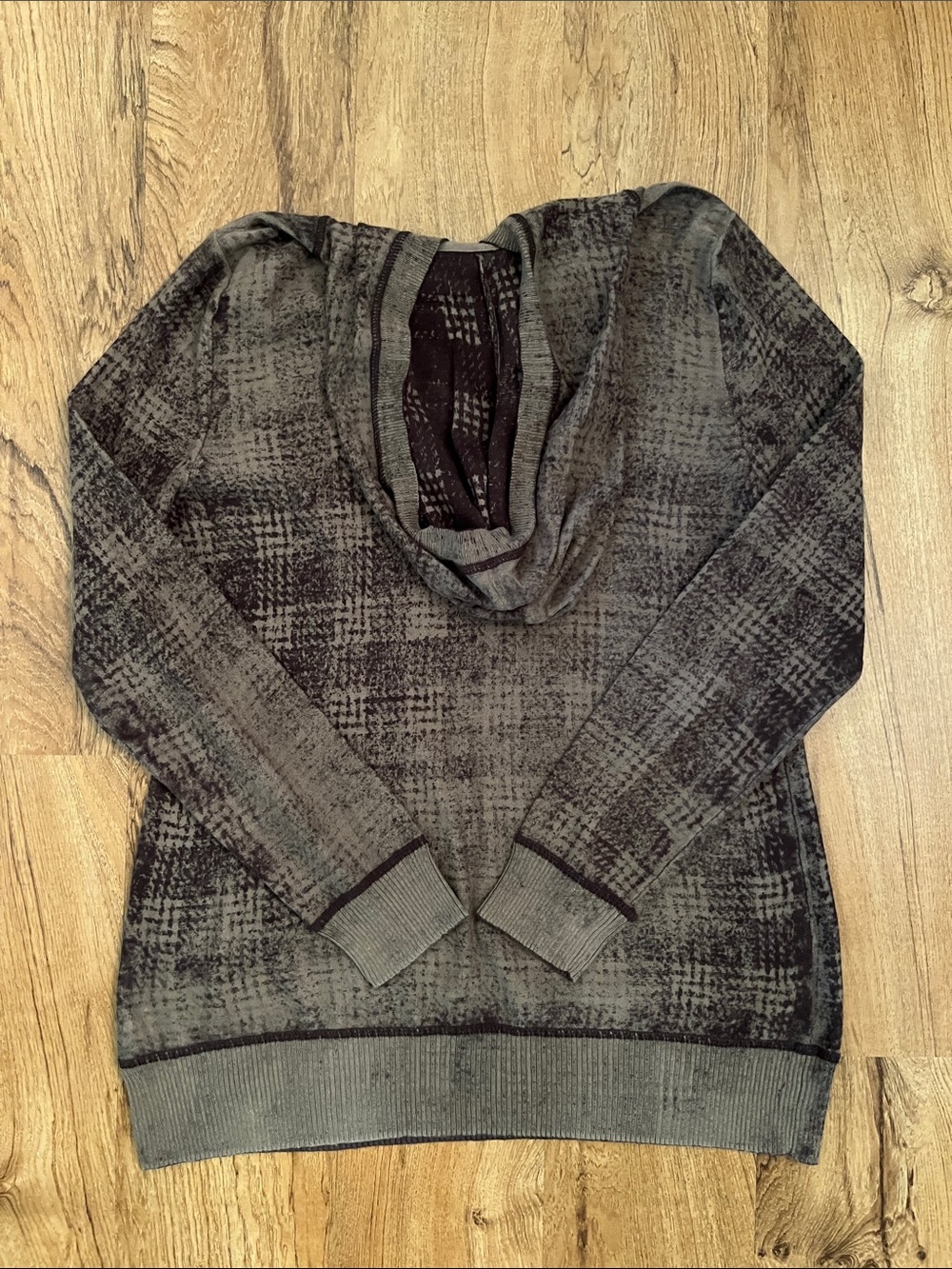 Ruff Hewn Hooded Patterned Pullover - Picture 7 of 7